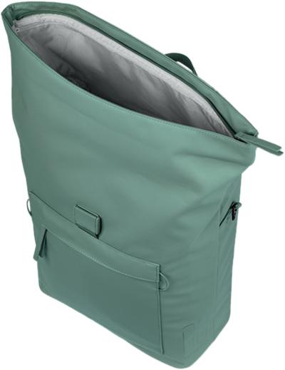 Basil Brooklyn Umh?ngetasche MIK Hooks, 17L, silber-gr?n Produktbild 4