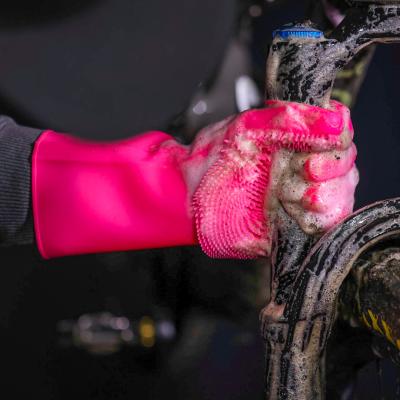 Muc-Off Deep Scrubber Gloves Pink L Produktbild 2