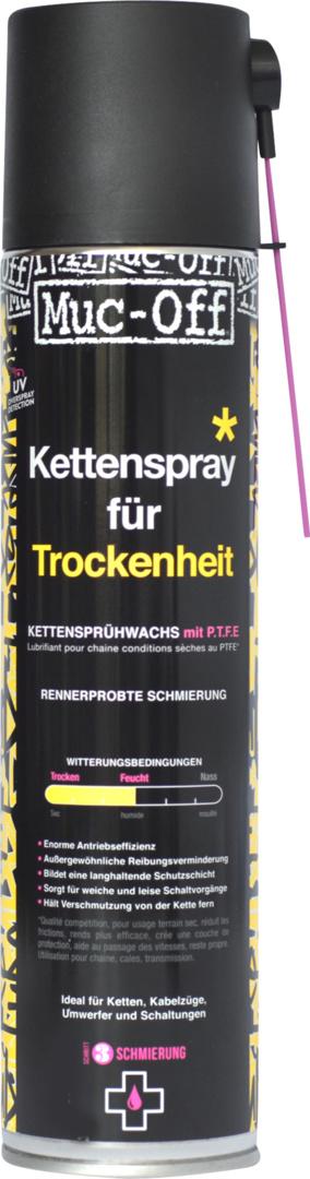 Muc-Off Bicycle Dry Weather Lube Aerosol Spray 400ml