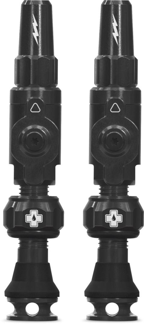 Muc-Off Schlauchlose Ventile Big Bore Lite 60mm Schwarz