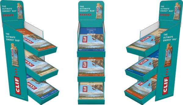 Clif Thekendisplay f?r 3 Trays leer