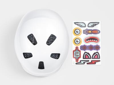 Bontrager Helm Bontrager Jet WaveCel Child White/Azure CE Produktbild 5