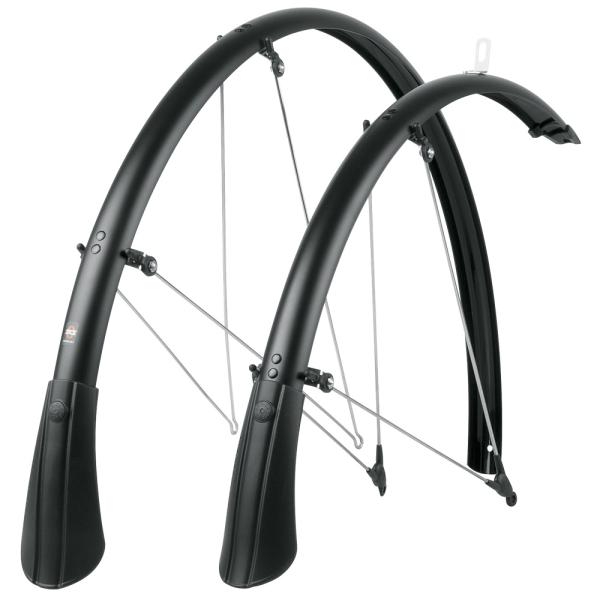 SKS Schutzblechgarnitur Bluemels Matt 28" 35 mm schwarz matt 