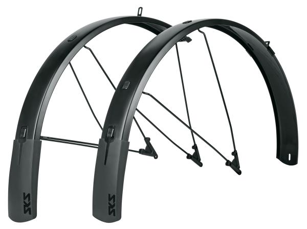 SKS Schutzblechgarnitur Bluemels Style Kunststoff 27.5-29" 75mm schwarz matt 