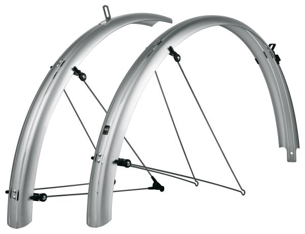SKS Schutzblechgarnitur Bluemels Basic 28" 55 mm silber 