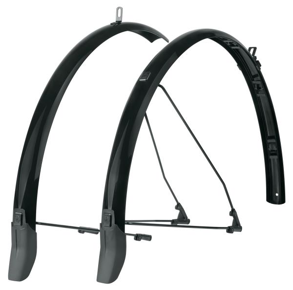 SKS Schutzblechgarnitur Bluemels Cable Kunststoff 28" 45 mm schwarz 