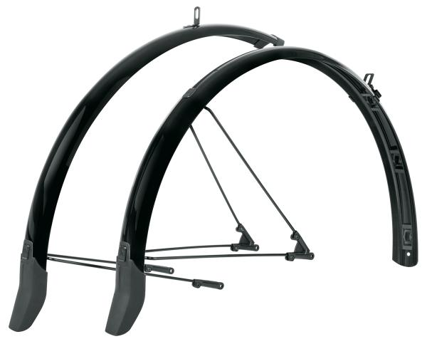 SKS Schutzblechgarnitur Bluemels Cable Kunststoff 28" 55 mm schwarz 