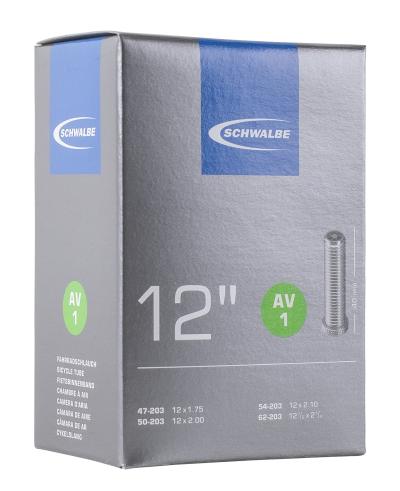 Schwalbe Schlauch AV1 12" 47/62-203 Autoventil  Produktbild 1