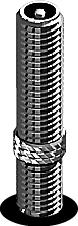 Schwalbe Schlauch AV10 24" 40/62-507 Autoventil  Produktbild 2