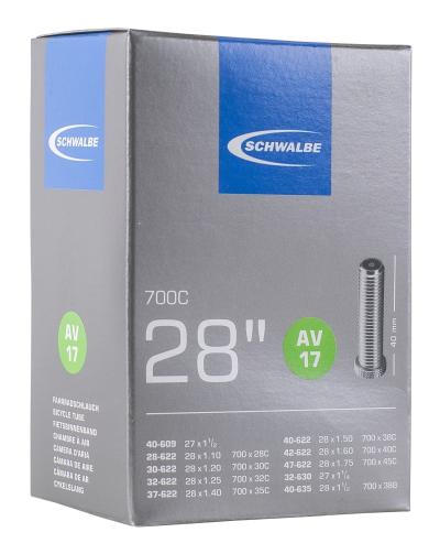 Schwalbe Schlauch AV17 28" 28/47-622/635 Autoventil  Produktbild 1