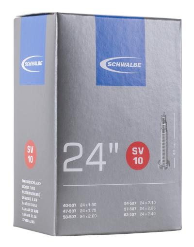 Schwalbe Schlauch SV10 24" 40/62-507 Prestaventil  Produktbild 1