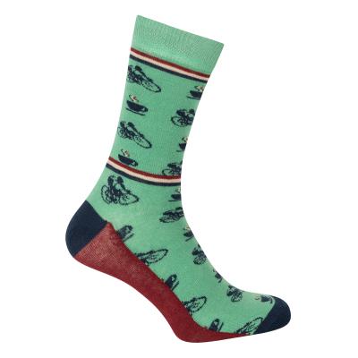 Le Patron Cafe Cycliste Socks mint 35-38 Produktbild 1