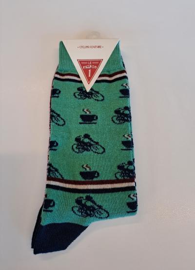 Le Patron Cafe Cycliste Socks mint 35-38 Produktbild 2