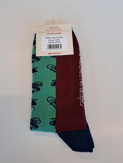 Le Patron Cafe Cycliste Socks mint 35-38 Produktbild 3