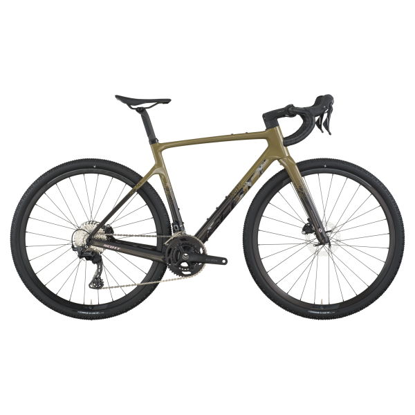 Scott Addict Gravel 40 - kaki green/carbon black - XL