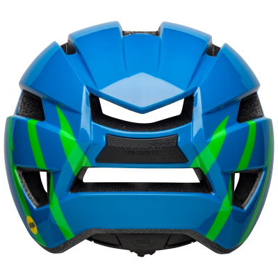Bell Sidetrack II YC MIPS Helmet UY 50-57 gloss blue/green strike Unisex Produktbild 1