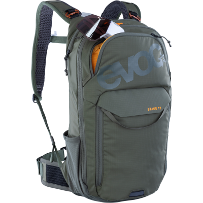 Evoc Stage 12L Backpack one size dark olive Unisex Produktbild 2