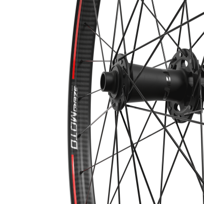 Zipp 3ZERO MOTO TLR Disc 6-Bolt Front Wheel 27.5"/15x110 black silver/silver Produktbild 2