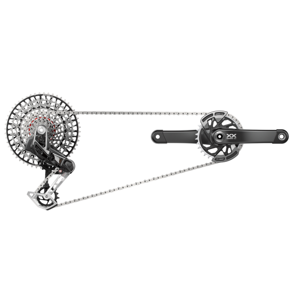 SRAM Groupset XX Eagle AXS Transmission 170mm/32t black/silver