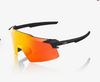 100% Aerocraft - Soft Tact Black - HiPER Red Multilayer Mirror