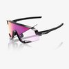 100% SLENDALE - Gloss Black - Photochromic Purple Mirror