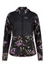 Maloja TamaraM. Printed Adventure Hybrid Jacket deep black brushflower XS
