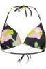 Maloja MattseeM. Top Bikini Top deep black fieldflower S