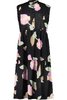 Maloja PilatusM. Organic Cotton Dress deep black fieldflower XL