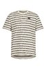 Maloja BrandeckM. Organic Cotton Tee deep black stripe XS