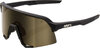 100percent Brille S3 Soft Tact Black-Soft Gold Mirror Lens