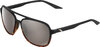 100percent Brille Konnor Matte Translucent Brown Fade-HiPER Silver Mirror Lens