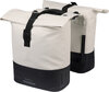 Basil Cove Fahrrad-Doppeltasche MIK, 28-32L, creme-schwarz