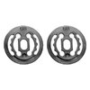 CP screw support ring (oval hole) black 2 pieces 