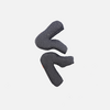 Giro Insurgent Cheek Pad 25mm one size black